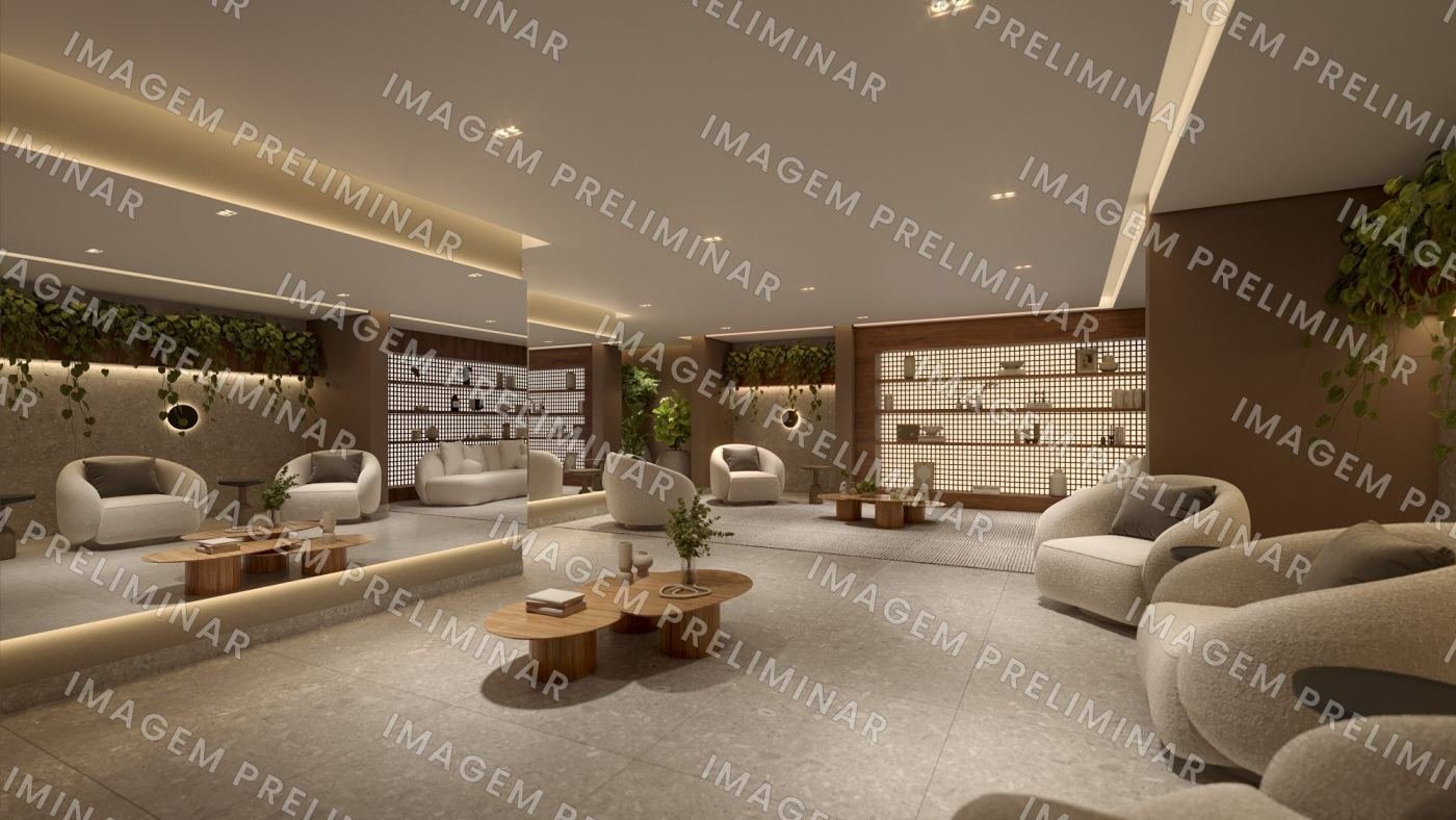 Lobby do Absoluto Vila Prudente, imagem ilustrativa e preliminar